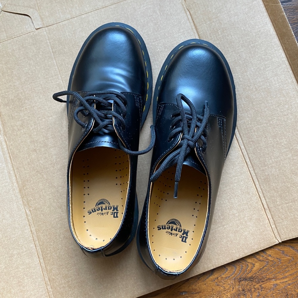 Doc martens 1461 Smooth black loafers US W 8